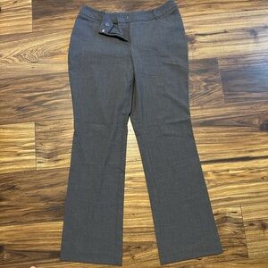 Worthington Women's Dress Pants Size 8  Gray Curvy Perfect Trouser NEW